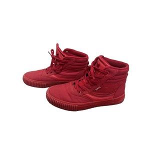 Levi's Sneakers Kid's 5 Red High-Top Platform Shoes